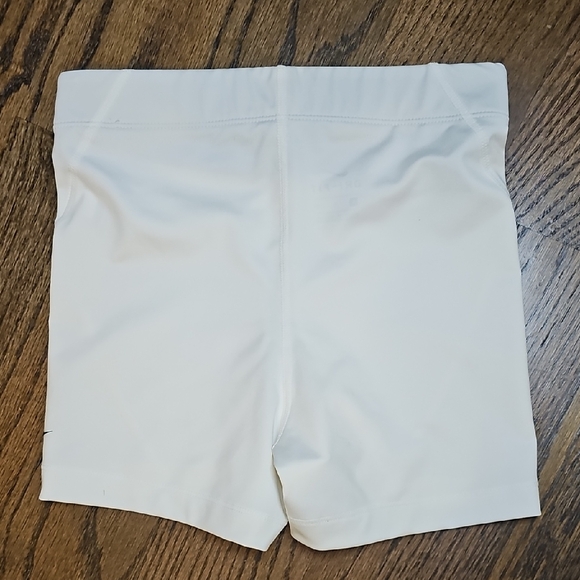 Nike Pro Women's Cream Athletic Shorts - Picture 3 of 6